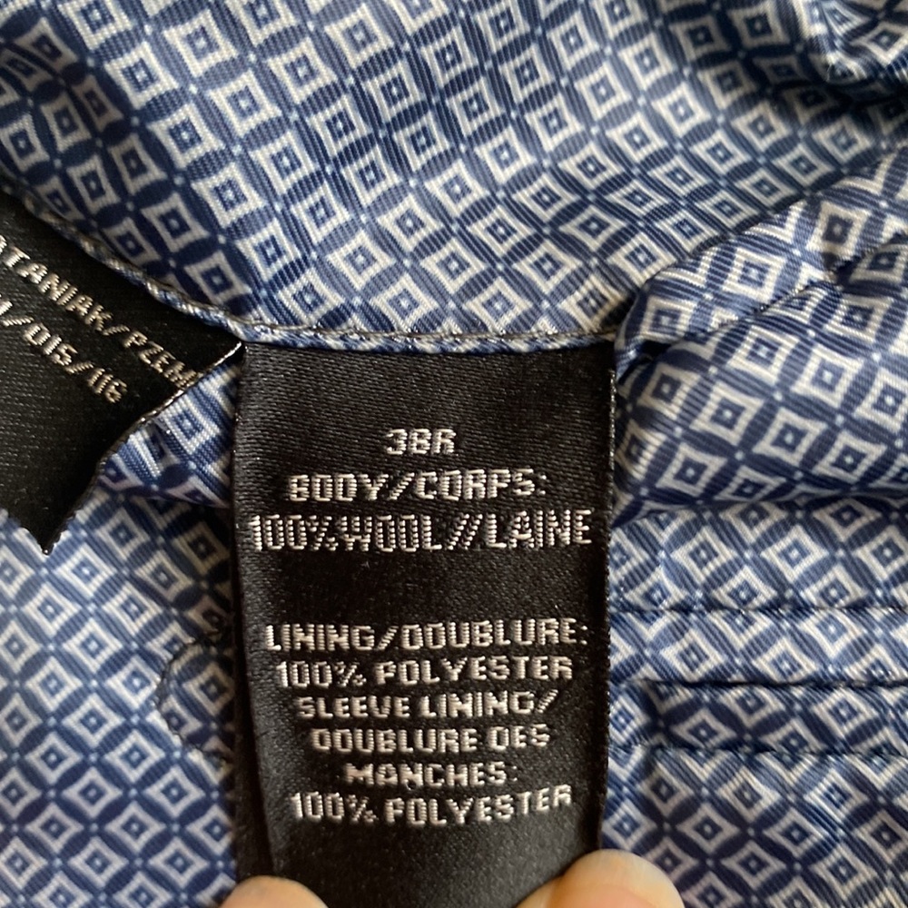 Zanetti Blue Window Pane Suit - Picture 6 of 16